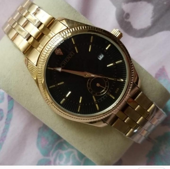 Mens Watches Top Brand Luxury CHENXI Golden Watch - Picture 5 of 5